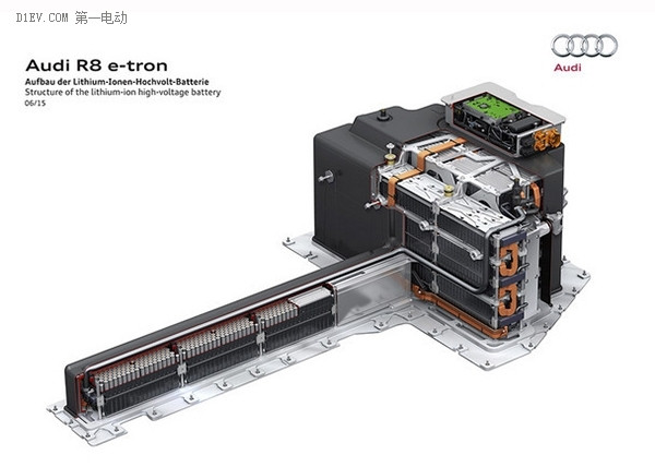 7344个电池单体 奥迪r8 e-tron练就450km续航