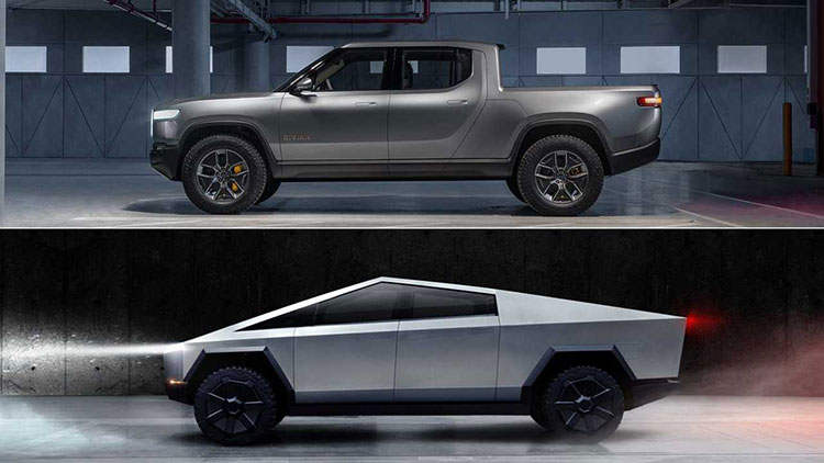 rivian-r1t-tesla-<a class='link'  target='_blank'>cybertruck</a>-side-view-scaled