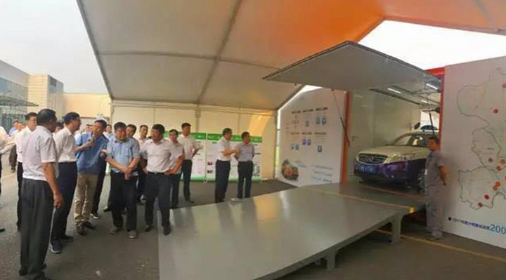 北京市领导调研北汽新能源 肯定纯电动车换电