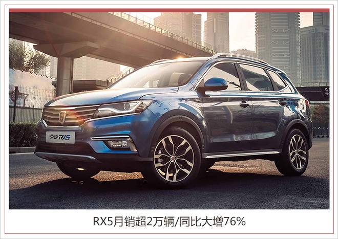 上汽榮威2月銷量,榮威RX5銷量