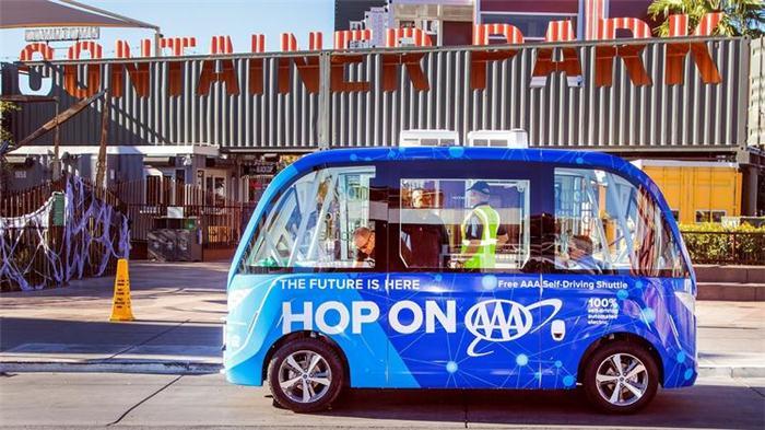 自動(dòng)駕駛穿梭小巴將在CES期間搭載乘客