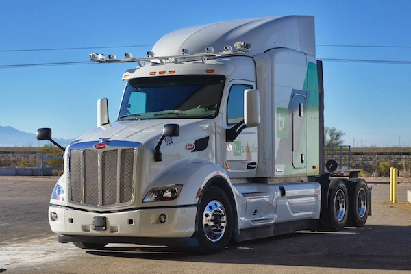 圖森牽手Peterbilt 開展L4自動駕駛卡車測試