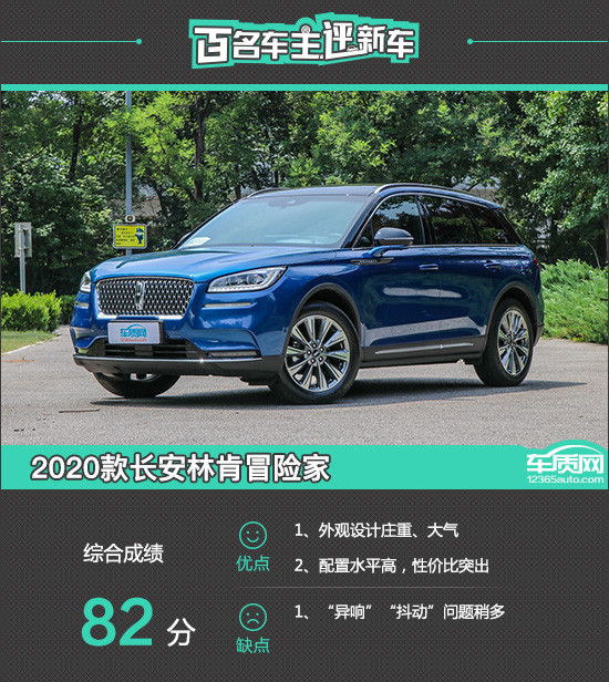 百名车主评新车:2020款长安林肯冒险家