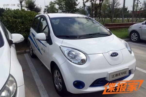 或今年9月上市 江淮iEV6E純電動車諜照