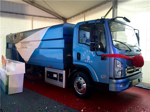 比亞迪全球首發(fā)26款全系純電動環(huán)衛(wèi)車 北京環(huán)衛(wèi)車全面走向零排放