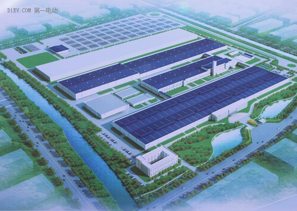 铠龙东方新能源汽车项目无锡工厂鸟瞰图