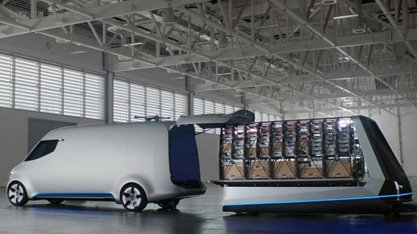 各種黑科技集于一身 奔馳發(fā)布Vision Van電動物流概念車