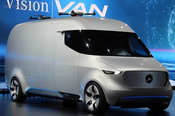 各種黑科技集于一身 奔馳發(fā)布Vision Van電動物流概念車