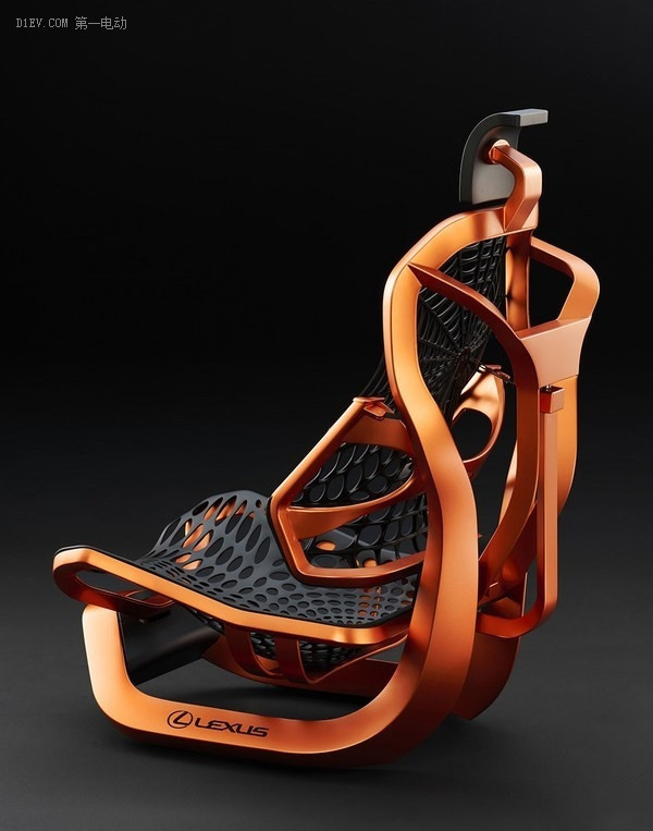 雷克萨斯发布黑科技概念座椅 蜘蛛网材料合成密恐者慎入