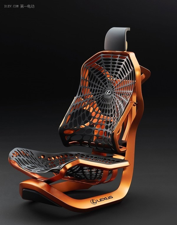 雷克萨斯发布黑科技概念座椅 蜘蛛网材料合成密恐者慎入