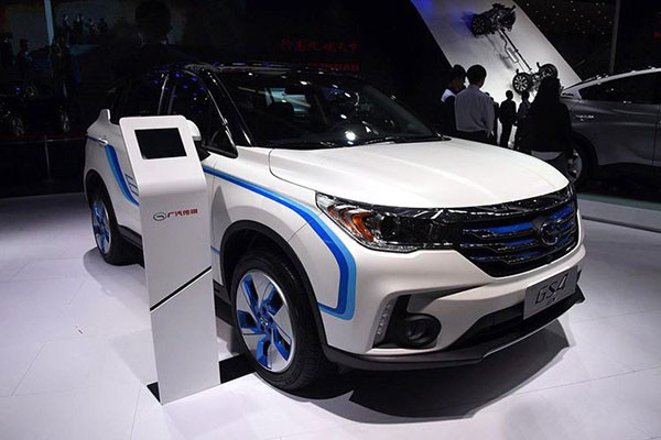 廣汽傳祺2017年預將推出GS4 EV等3款新能源車型