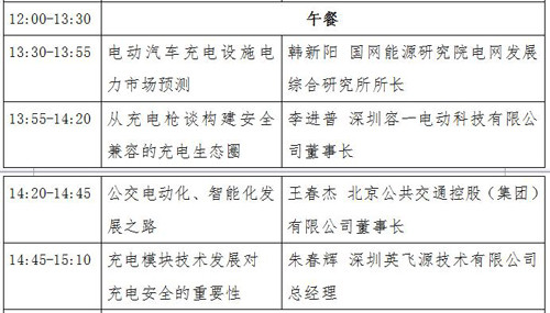 中国充换电技术高峰论坛11月北京举行