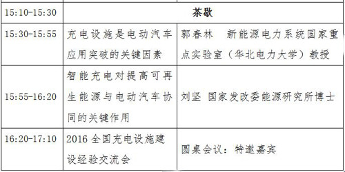 中国充换电技术高峰论坛11月北京举行