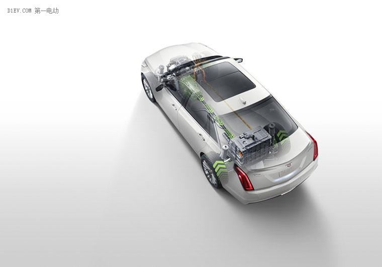 凱迪拉克CT6插電式混動版官圖 純電續(xù)航48km