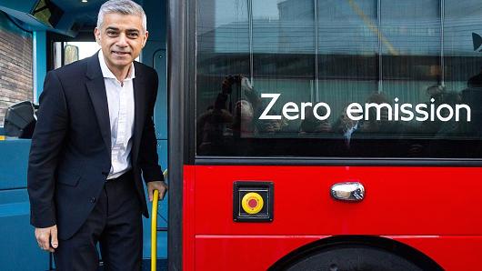 В следующем году Лондон примет в опытную эксплуатацию двухэтажные автобусы на водородном топливе