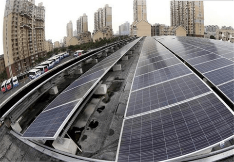 上海首个太阳能充电公交场站正式投入运营