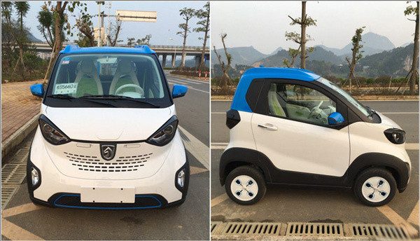  或售4萬元起 寶駿首款電動車E100實(shí)車圖片曝光