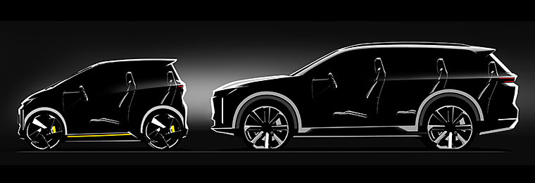 中大型SUV/SEV低速電動(dòng)車預(yù)告圖曝光，車和家李想堅(jiān)持打擦邊球