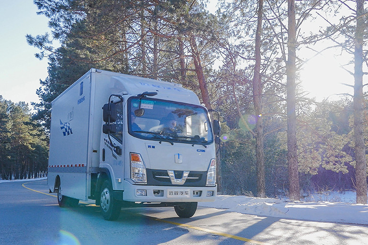 吉利商用車首征黑河 遠(yuǎn)程純電動輕卡成功挑戰(zhàn)高寒區(qū)測試