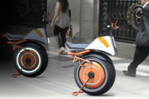 純電動+陀螺平衡儀，這“半輛”摩托車你敢騎么？