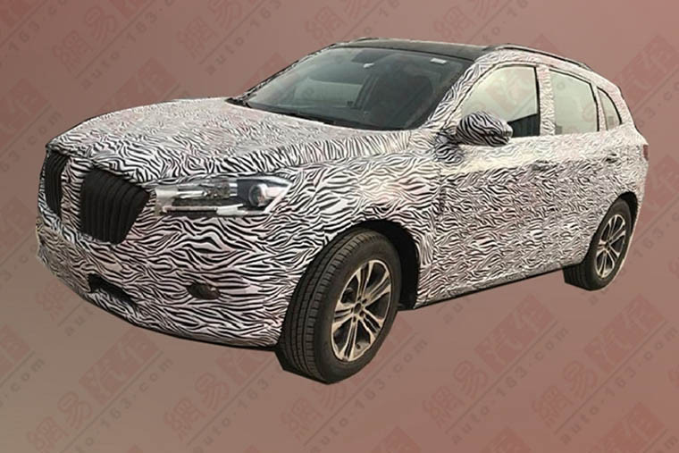 寶沃BX7插電混動版路試車曝光 純電續(xù)航達55km