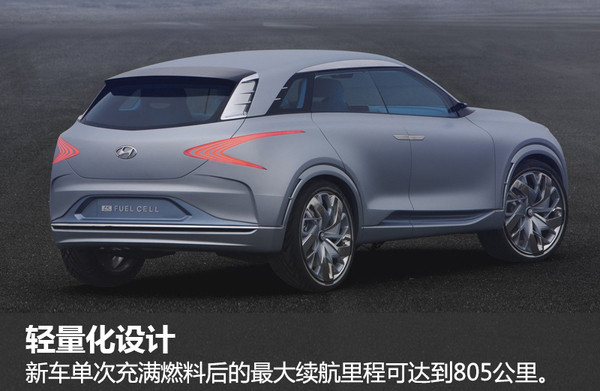 现代全新氢燃料SUV 最大续航超800公里