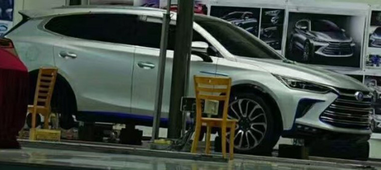 比亞迪新一代唐概念車外觀諜照流出 主打豪華風(fēng)格
