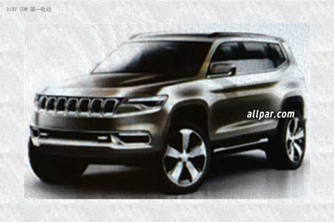 Jeep推全新混合动力SUV 4月19日亮相上海车展