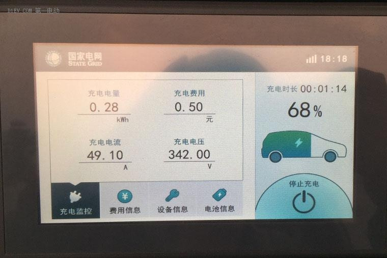 眾泰E200充電