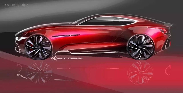 百公里加速小于4秒 MG E-motion概念車官圖發(fā)布