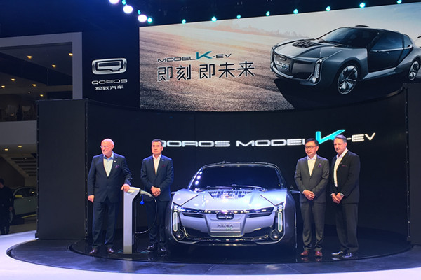 觀致Model K-EV概念車亮相上海車展，確立傳統(tǒng)/新能源兩棲發(fā)展路線