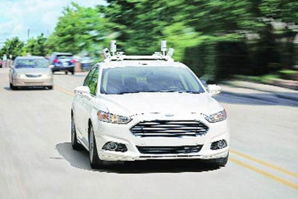 塔塔子公司測試無人駕駛 車上裝3D激光雷達