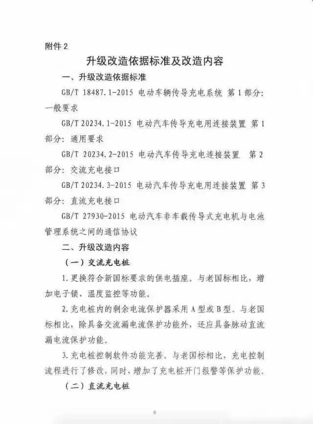 充電樁改造升級新國標