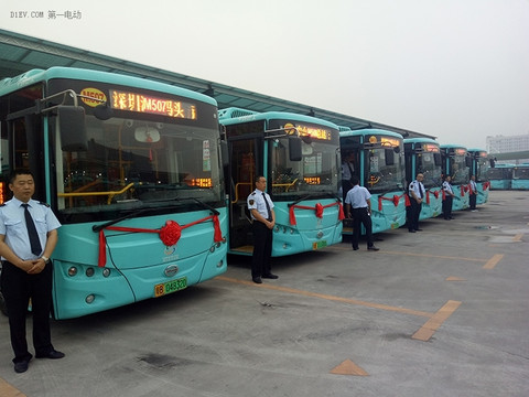 541辆南京金龙纯电动公交再交付 深圳公交车9月将100%电动化 