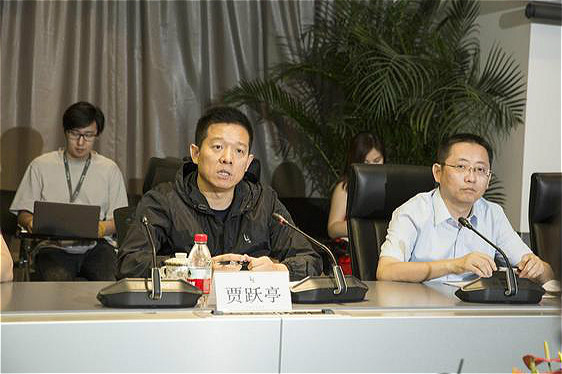 樂視董事長賈躍亭出席媒體見面會