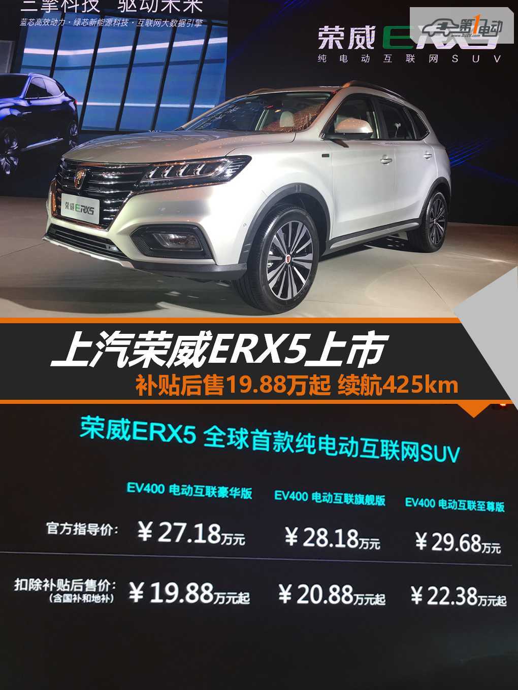 一周新车 | 上汽荣威ERX5正式上市;宝马未来概念座舱中国首秀