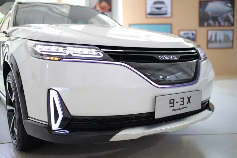 基于萨博9-3平台 NEVS两款概念车实车即将亮相上海CES