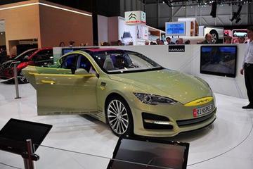 特斯拉Model S Rinspeed純電動概念車登陸日內(nèi)瓦
