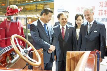 习近平访问沃尔沃比利时工厂 参观V60插电式混动等车型