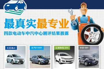 最真實(shí)最專業(yè) 四款電動車中汽中心測評結(jié)果披露