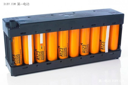 A123生产的电池模组
