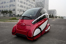 通用雪佛蘭EN-V 2.0電動聯網概念車在天津示范運行