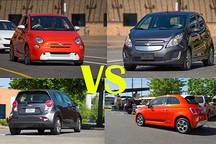 以弱勝強(qiáng) 菲亞特500e VS 雪佛蘭Spark EV