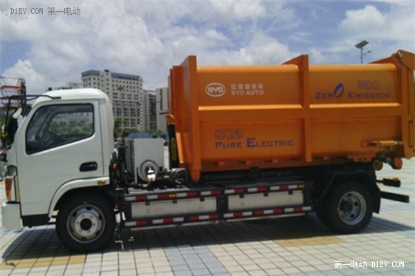 比亞迪純電動輕卡T7垃圾運輸車