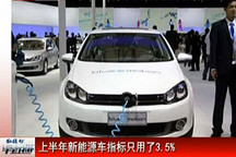 上半年新能源車(chē)指標(biāo)只用了3.5%