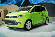 展示新能源技術(shù) 一汽E-coo純電動概念車發(fā)布