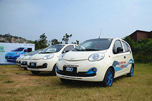續(xù)航180公里 奇瑞eQ電動(dòng)汽車蘇州亮相