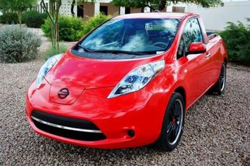 擴展實用性 日產(chǎn)聆風電動車變身小皮卡