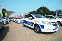 上海嘉定区食药监局租赁26辆雪佛兰Springo纯电动汽车