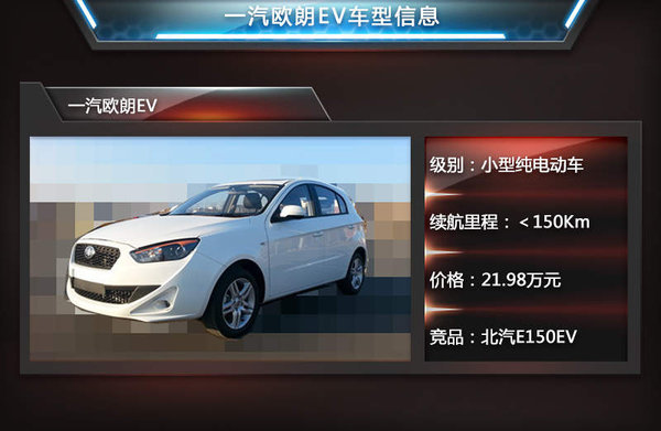 欧朗电动车/续航150公里 售价21.98万元